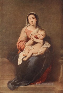 Murillo Arte - La Virgen y el Niño 1670 Barroco español Bartolomé Esteban Murillo